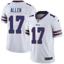 Youth Nike Buffalo Bills #17 Josh Allen White 2018 NFL Draft Pick Vapor Untouchable Authentic stitched NFL jersey