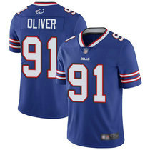 Youth Nike Buffalo Bills #91 Ed Oliver Royal Blue Vapor Untouchable Limited Authentic Stitched NFL Jersey