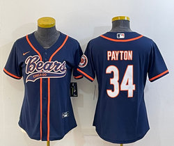 Youth Nike Chicago Bears #34 Walter Payton Blue Joint Authentic Stitched baseball jersey