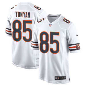 Youth Nike Chicago Bears #85 Robert Tonyan White Vapor Untouchable Authentic Stitched NFL Jersey