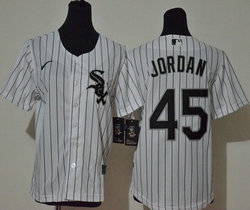 Youth Nike Chicago White Sox #45 Michael Jordan White MLB Jersey