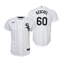 Youth Nike Chicago White Sox #60 Dallas Keuchel White Authentic Stitched MLB Jersey
