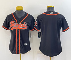 Youth Nike Cincinnati Bengals Black Joint Adults Authentic Stitched baseball jersey