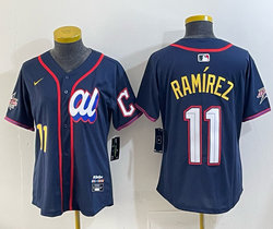 Youth Nike Cincinnati Reds #11 José Ramírez 2025 All-Star Baseball Jersey