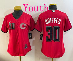 Youth Nike Cincinnati Reds #30 Ken Griffey Red 2026 City MLB Jersey