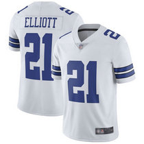 Youth Nike Dallas Cowboys #21 Ezekiel Elliott White Vapor Untouchable Limited Authentic Stitched NFL Jersey