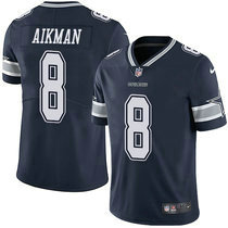 Youth Nike Dallas Cowboys #8 Troy Aikman Blue Vapor Untouchable Authentic Stitched NFL Jersey
