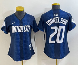 Youth Nike Detroit Tigers #20 Spencer Torkelson 2024 City Authentic Stitched MLB Jersey