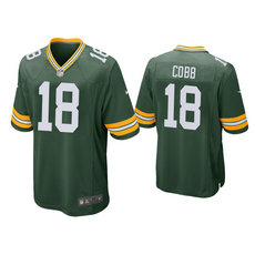 Youth Nike Green Bay Packers #18 Randall Cobb Green Vapor Untouchable Authentic Stitched NFL Jersey