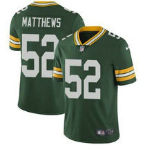 Youth Nike Green Bay Packers #52 Clav Matthews Green Vapor Untouchable Authentic Stitched NFL Jersey