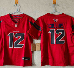 Youth Nike Houston Texans #12 Nico Collins Red NFL jersey