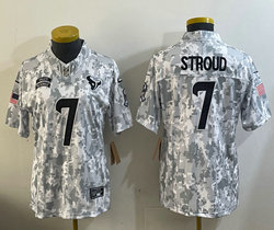 Youth Nike Houston Texans #7 C.J. Stroud 2024 Salute to Service Authentic Stitched NFL Jersey