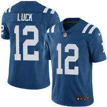 Youth Nike Indianapolis Colts #12 Andrew Luck Blue Vapor Untouchable Authentic Stitched NFL Jersey