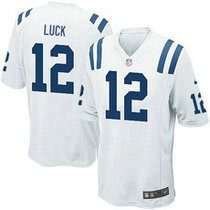 Youth Nike Indianapolis Colts #12 Andrew Luck White Authentic stitched NFL jersey