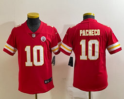 Youth Nike Kansas City Chiefs #10 Isiah Pacheco Red Vapor Untouchable Authentic stitched NFL jersey