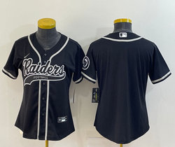 Youth Nike Las Vegas Raiders Black Joint Authentic Stitched baseball jersey