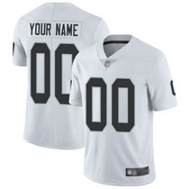 Youth Nike Las Vegas Raiders Customized White Limited Vapor Untouchable Authentic Stitched NFL Jerseys