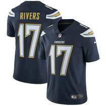 Youth Nike Los Angeles Chargers #17 Philip Rivers Navy blue Vapor Untouchable Authentic stitched NFL jersey