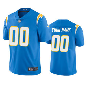 Youth Nike Los Angeles Chargers Customized Powder Blue Vapor Untouchable Authentic Stitched NFL Jerseys