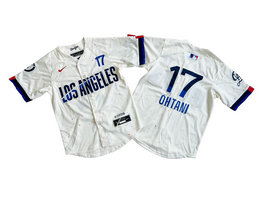 Youth Nike Los Angeles Dodgers #17 Shohei Ohtani Cream 2024 City Limited MLB Jersey