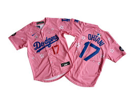 Youth Nike Los Angeles Dodgers #17 Shohei Ohtani Pink Tokyo Series Limited MLB Jersey