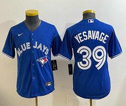 Youth Nike Los Angeles Dodgers #39 Trey Yesavage Blue MLB Jersey