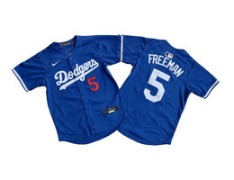 Youth Nike Los Angeles Dodgers #5 Freddie Freeman Blue Limited MLB Jersey