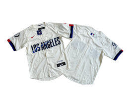 Youth Nike Los Angeles Dodgers Blank Cream 2024 City Limited MLB Jersey