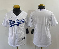 Youth Nike Los Angeles Dodgers Blank White Jersey