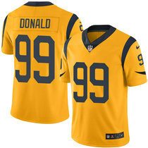 Youth Nike Los Angeles Rams #99 Aaron Donald Gold Rush Authentic Stitched NFL Jersey