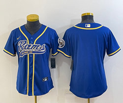 Youth Nike Los Angeles Rams Blank Royal Joint Authentic Stitched baseball jersey