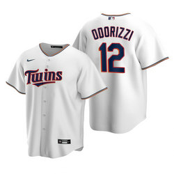 Youth Nike Minnesota Twins #12 Jake Odorizzi White Game Authentic Stitched MLB jersey