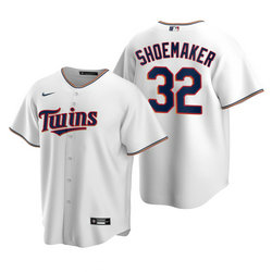 Youth Nike Minnesota Twins #32 Matt Shoemaker White Game Authentic Stitched MLB jersey
