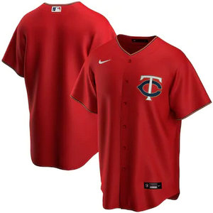Youth Nike Minnesota Twins #Blank Red Game Authentic Stitched MLB jersey