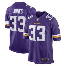 Youth Nike Minnesota Vikings #33 Aaron Jones Purple Vapor Untouchable Authentic Stitched NFL Jersey