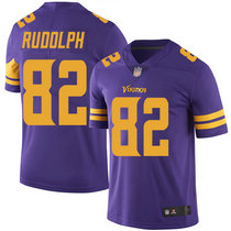Youth Nike Minnesota Vikings #82 Kyle Rudolph Purple Rush Authentic stitched NFL jersey