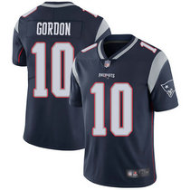 Youth Nike New England Patriots #10 Josh Gordon Blue Vapor Untouchable Authentic Stitched NFL Jersey