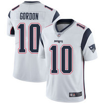 Youth Nike New England Patriots #10 Josh Gordon White Vapor Untouchable Authentic Stitched NFL Jersey