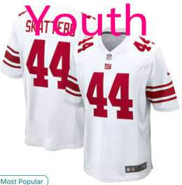 Youth Nike New York Giants #44 Cam Skattebo White NFL Jersey