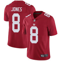 Youth Nike New York Giants #8 Daniel Jones Red Vapor Untouchable Authentic stitched NFL jersey