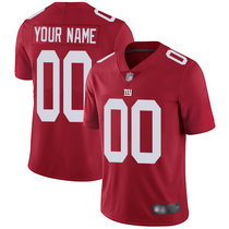 Youth Nike New York Giants Customized Red Limited Vapor Untouchable Authentic Stitched NFL Jerseys
