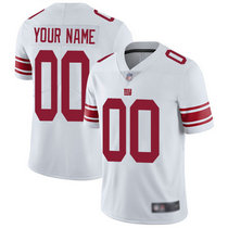 Youth Nike New York Giants Customized White Limited Vapor Untouchable Authentic Stitched NFL Jerseys