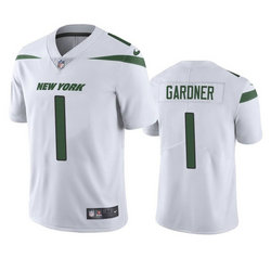 Youth Nike New York Jets #1 Ahmad Gardner 2022 White Vapor Untouchable Authentic Stitched NFL Jersey