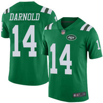 Youth Nike New York Jets #14 Sam Darnold Green Rush Authentic Stitched NFL Jersey