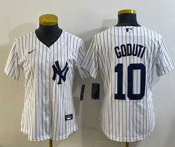 Youth Nike New York Yankees #10 Goduti Authentic Stitched MLB Jersey