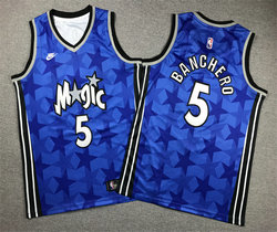 Youth Nike Orlando Magic #5 Mohamed banchero Blue classic Authentic Stitched NBA Jersey
