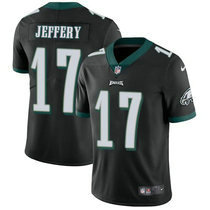 Youth Nike Philadelphia Eagles #17 Alshon Jeffery Black Vapor Untouchable Authentic stitched NFL jersey