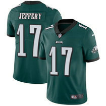 Youth Nike Philadelphia Eagles #17 Alshon Jeffery Green Vapor Untouchable Authentic stitched NFL jersey