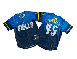 Youth Nike Philadelphia Phillies #45 Zack Wheeler City Limited MLB Jersey