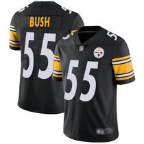Youth Nike Pittsburgh Steelers #55 Devin Bush Black Vapor Untouchable Limited Authentic Stitched NFL Jersey